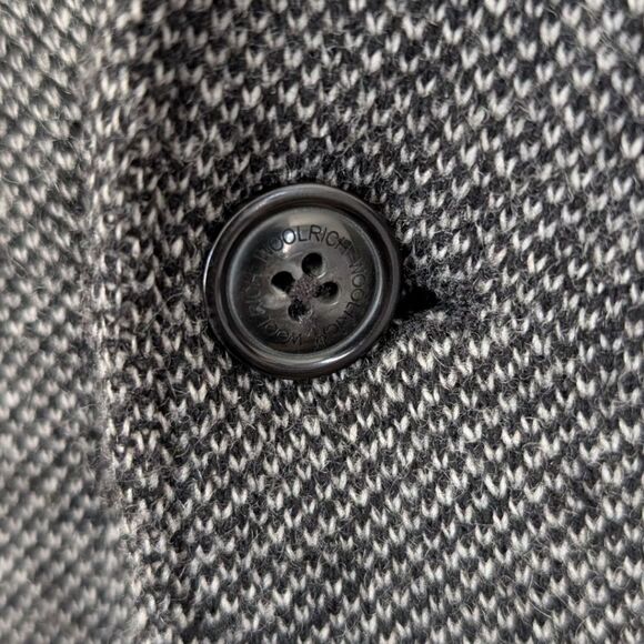 Woolrich John Rich & Bros Women's S Grey Wool Two Button Blazer 3/4 Sleeve - Picture 6 of 10